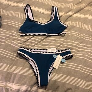 Cupshe NWT 2 piece swimsuit